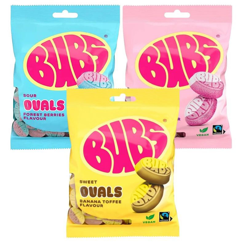 Bubs Ovals 90g - Flere Smaker