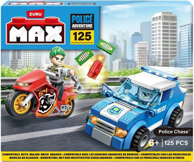 Hovedbilde Byggesett City Police 125deler | Zuru Max