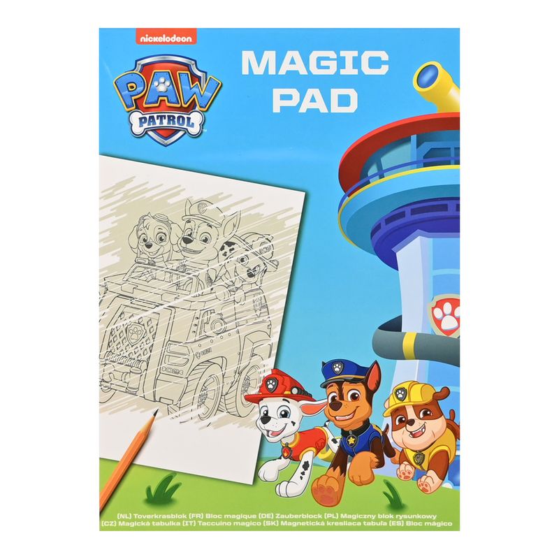 Paw Patrol Magic Pad skrapebok | Kreativ aktivitet for barn | 16 sider