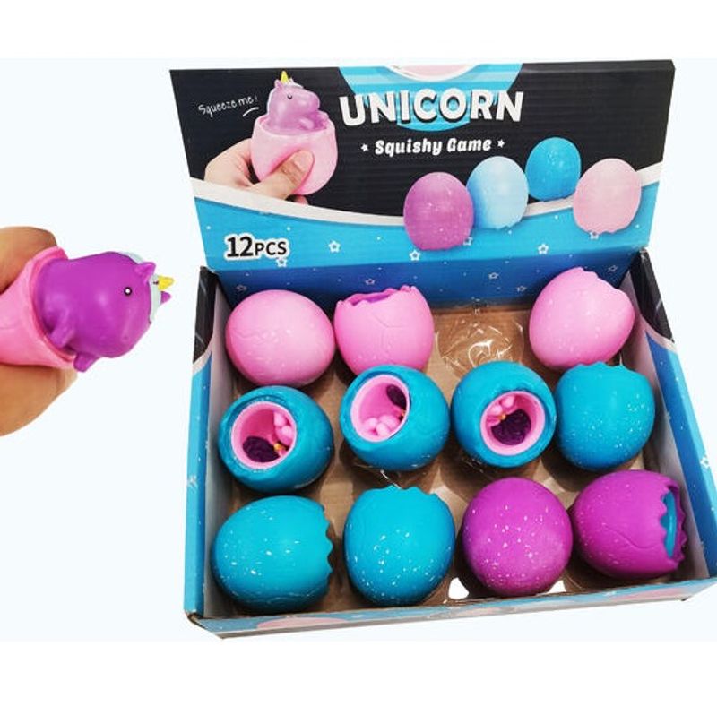 Skviseleke Pop Up Enhjørning | 9cm | Fidgetleke