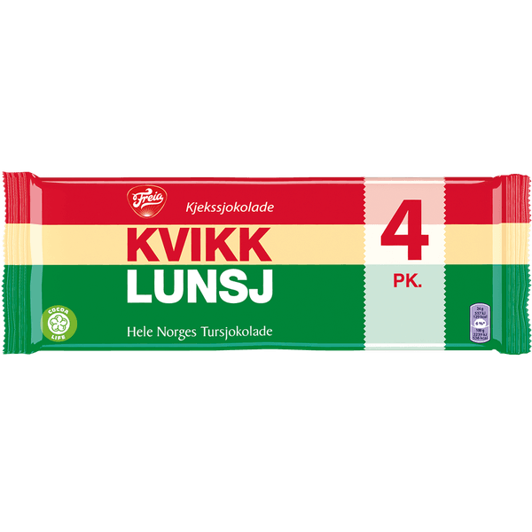 Freia Kvikk Lunsj 4pk 188g