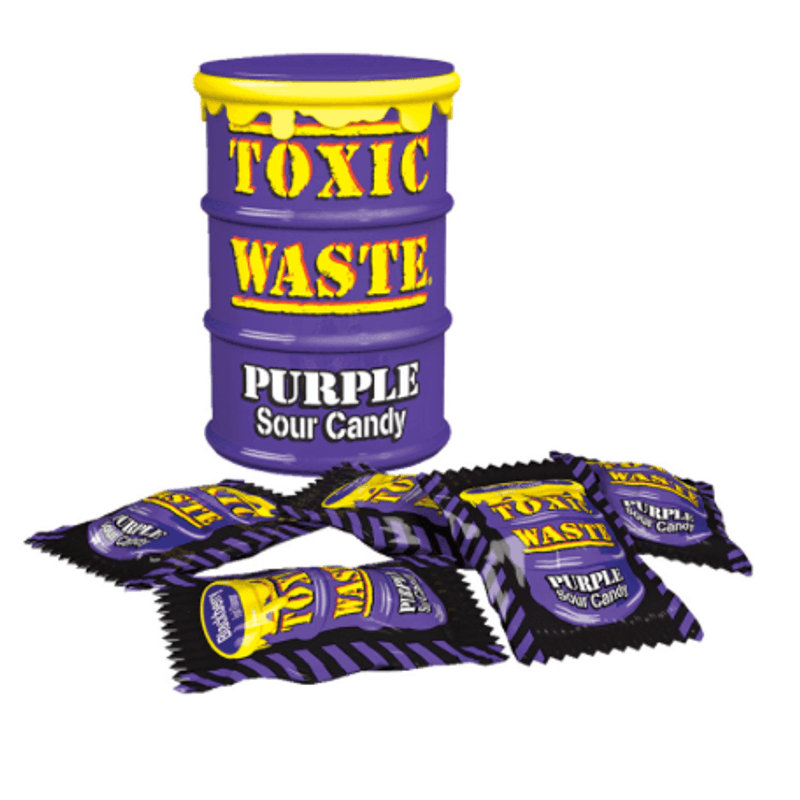 Toxic Waste Purple Sour Candy Drum 42g