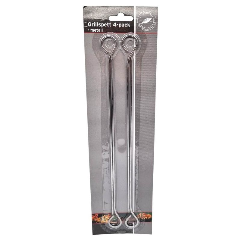 Grillspyd Metall 4pk 28cm