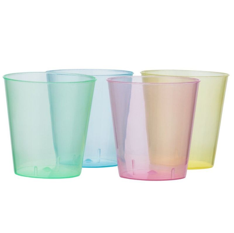 Shotglass 20pk - Ulike Farger - Gjenbrukbare