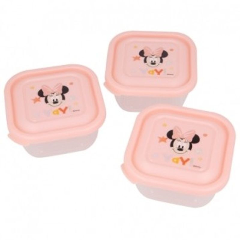 Minnie Mus Matboks 3pk | BPA-fri snackboks til barn