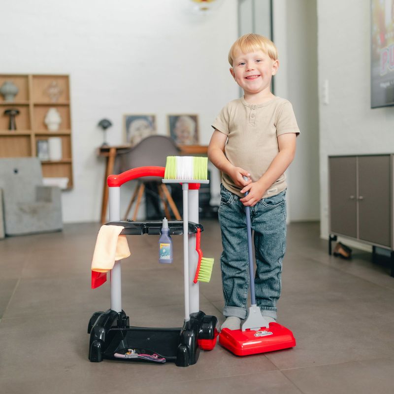 Rengjøringsvogn med flere deler | Lekesett | Mumuru