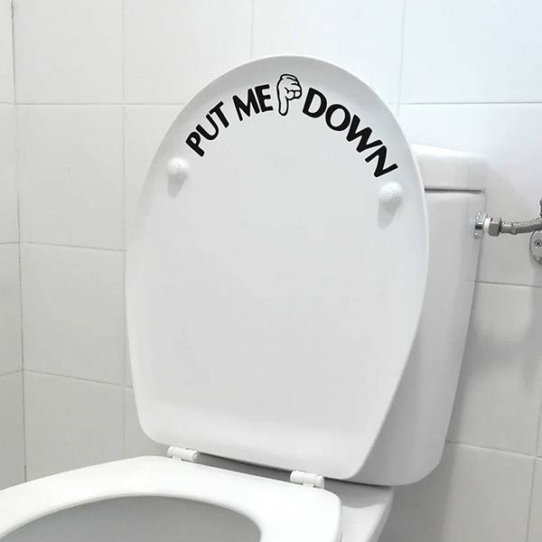 Put me down klistremerke