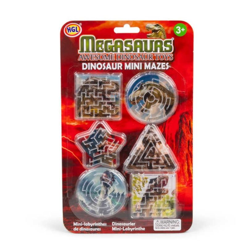 6pk Mini Labyrint - Dinosaur 