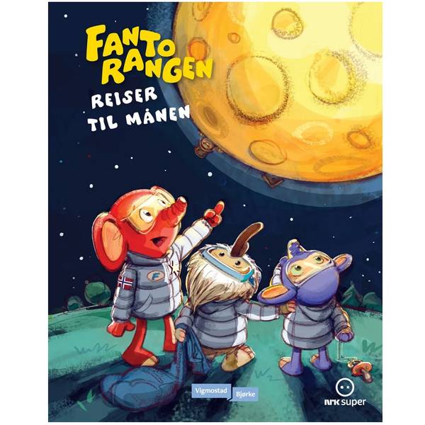 NRK Super Fantorangen Reiser Til Månen Bok