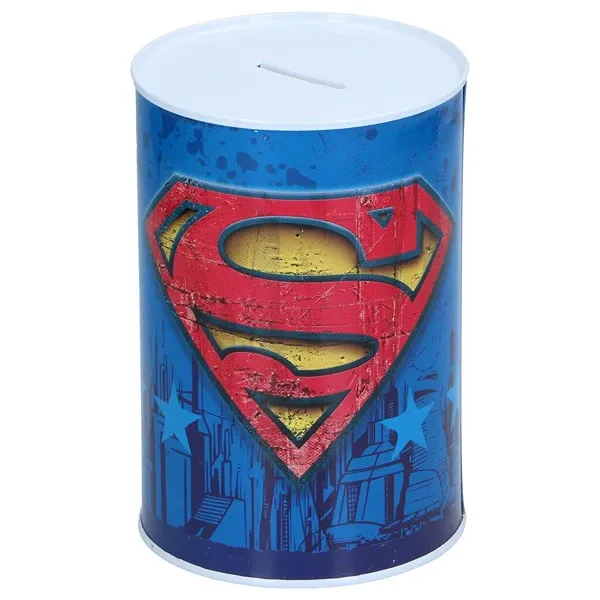 Marvel Superman sparebøsse Ø10x15cm