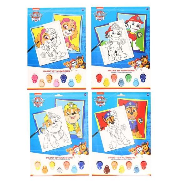 Paw Patrol Male etter nummer | 4 varianter