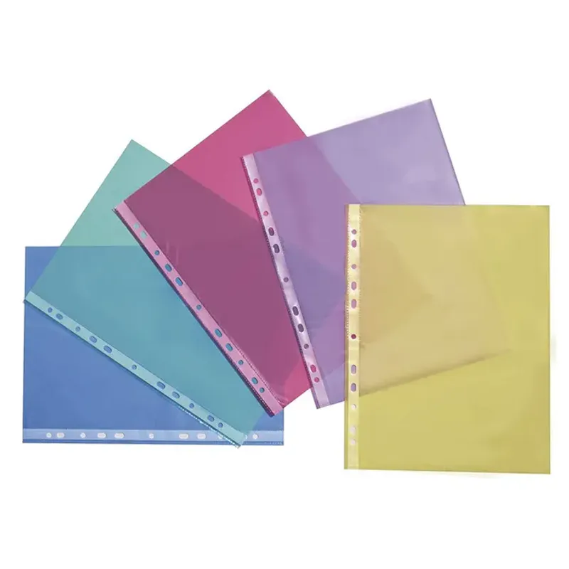Perforerte Plastlommer 50pk Fargemiks | Viquel
