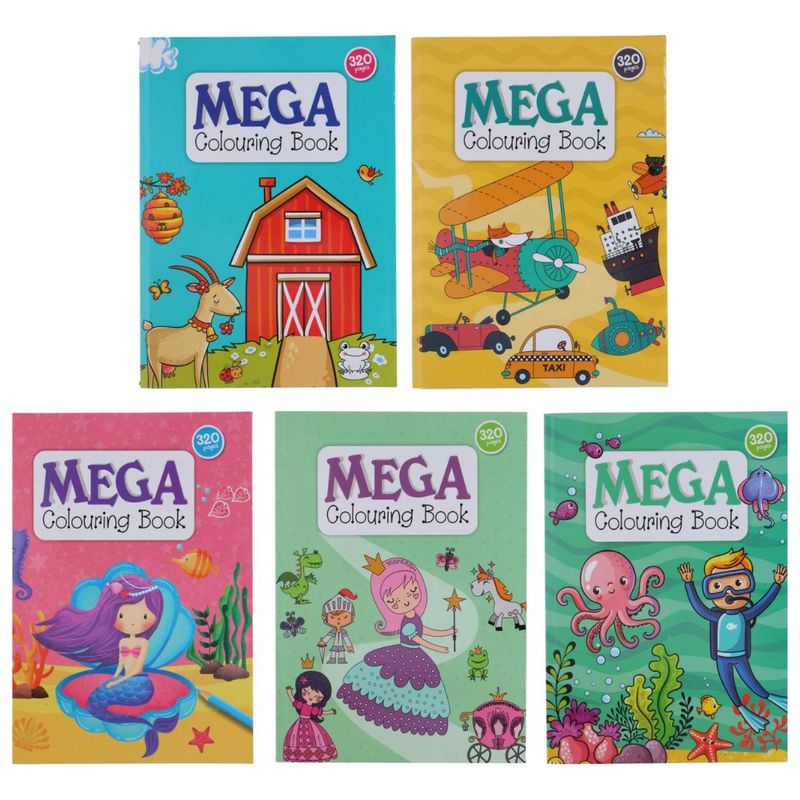 Mega Tegnebok 320sider | 5 varianter