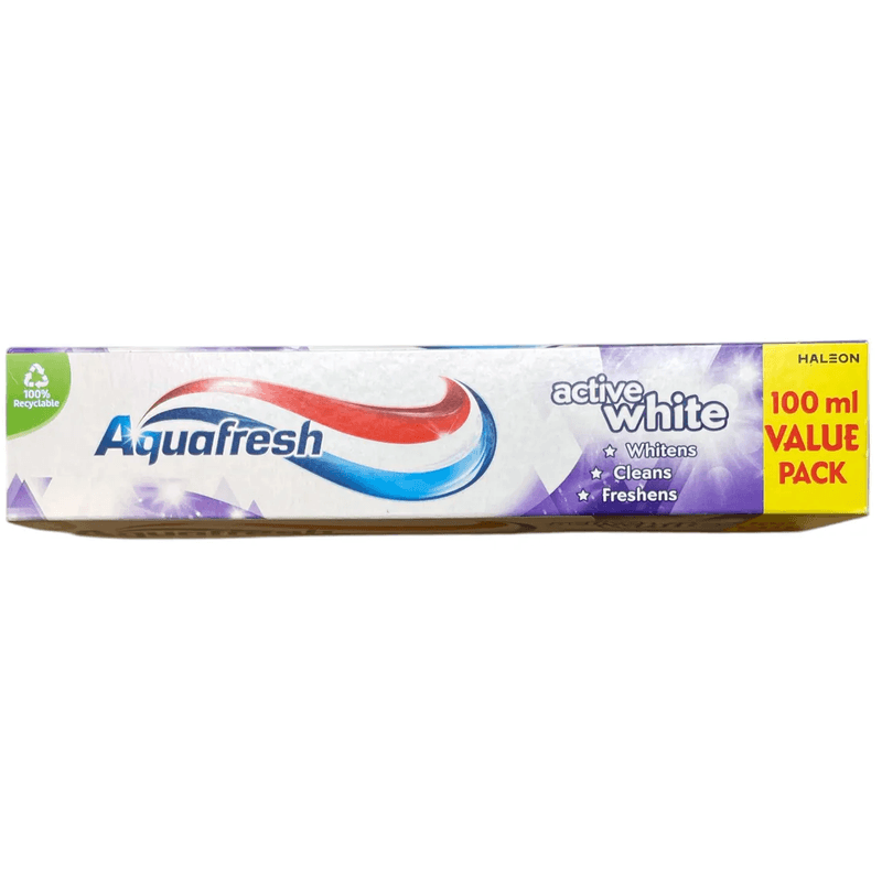 Aquafresh Active White Tannkrem 100ml | Blekende & frisk mintsmak