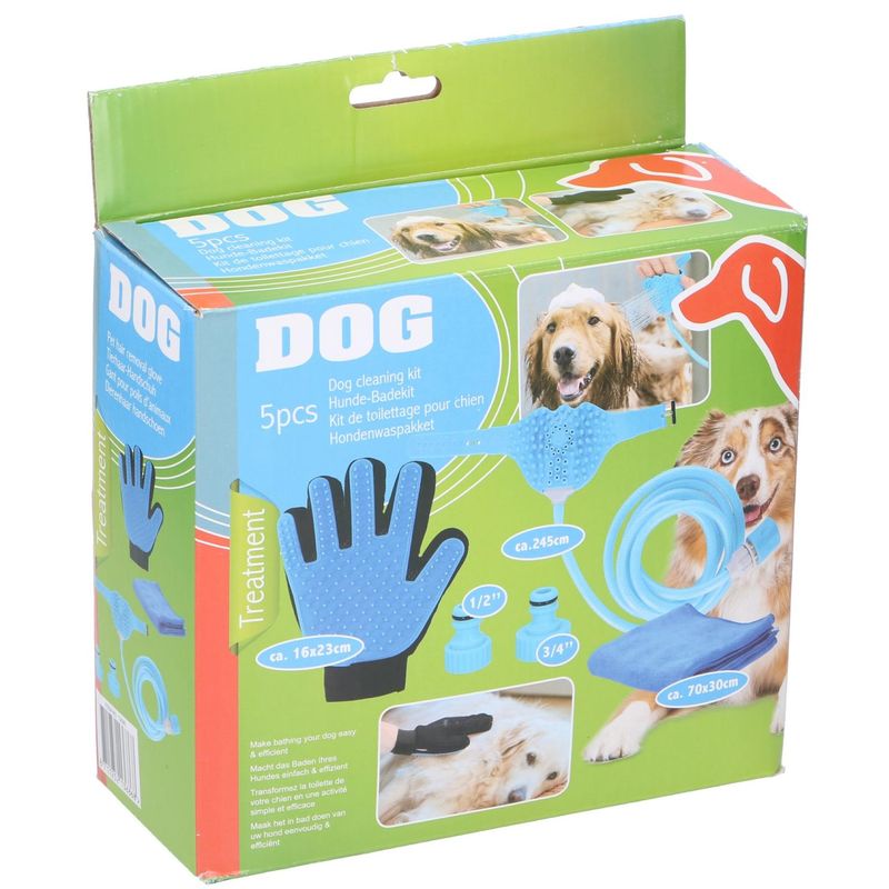Badesett til Hund- Komplett 5-dels Sett | Stressfri Bading