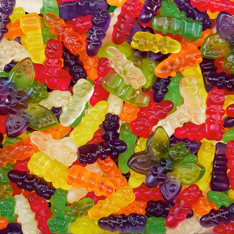 Trolli The Squiggles 200g | Vingummimarker med fruktsmak