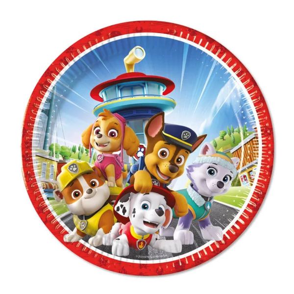 Paw Patrol Paper Plates 23cm 8-Pack 2
