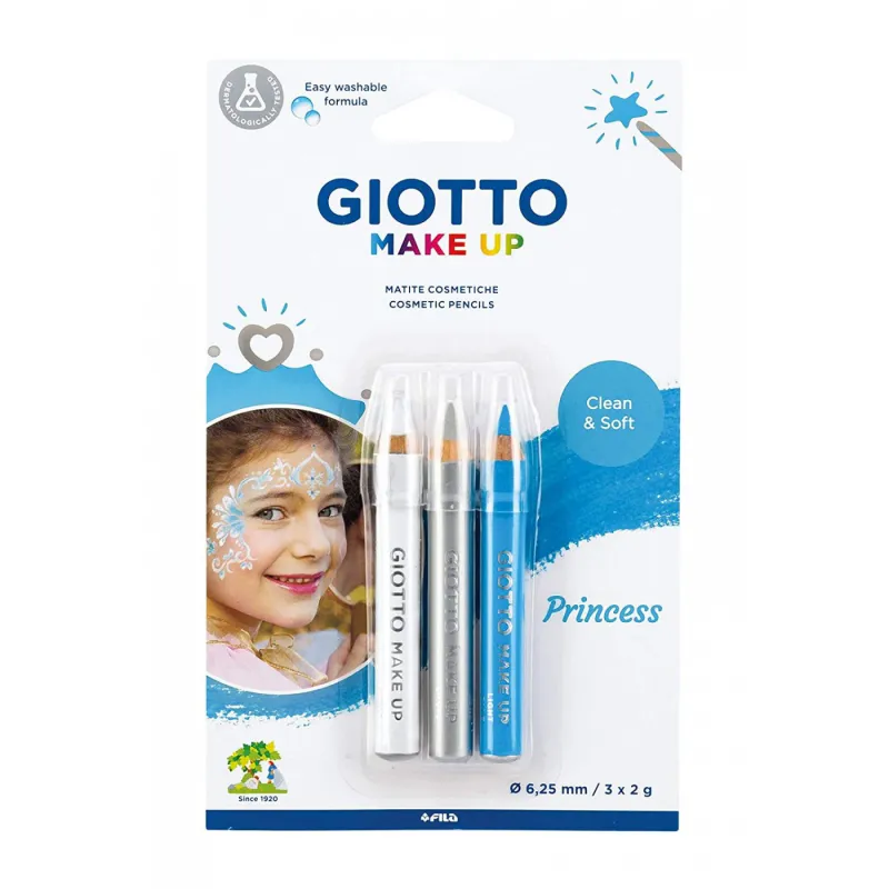 Giotto Make Up Penn For Ansiktsmaling 3pk | 4ass