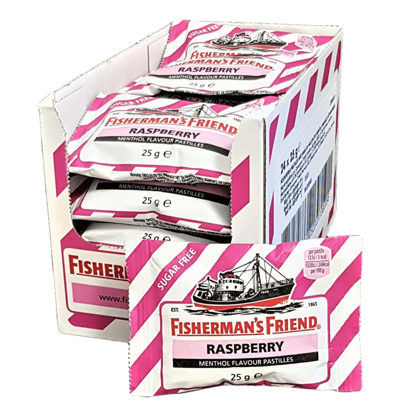 Fisherman's Friend Bringebær 24x25g | Sukkerfri