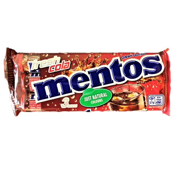 Mentos cola 3 ruller