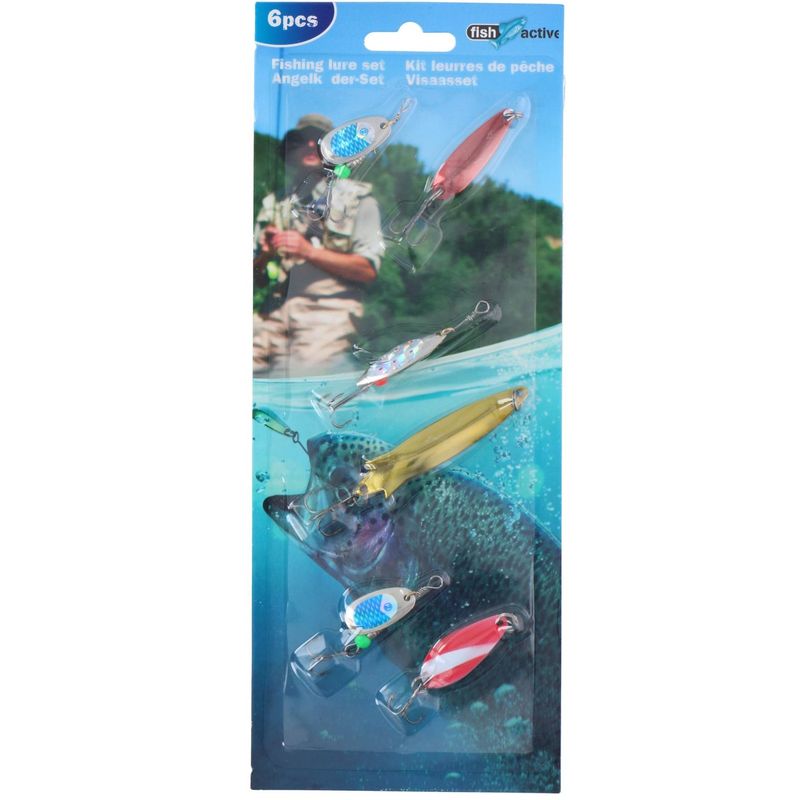 Sluksett 6pk | 3 ass | Fish Active