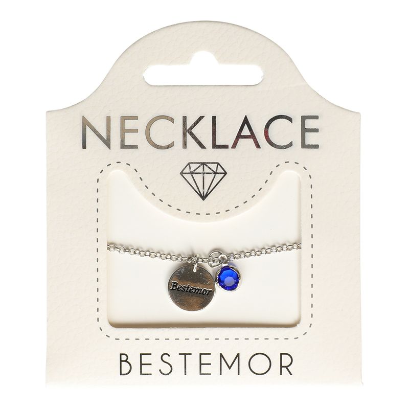 Personlig smykke med tekst og krystall | Gavetips