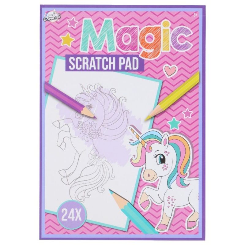 Magic Scratch Pad 24 sider A5 | 6 ulike varianter