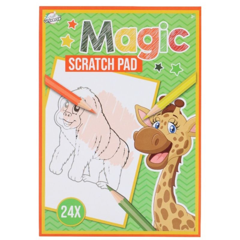 Magic Scratch Pad 24 sider A5 | 6 ulike varianter