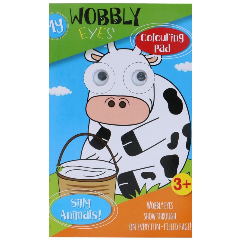 Fargeleggingsbok med bevegelige øyne | Kreativ aktivitetsbok barn