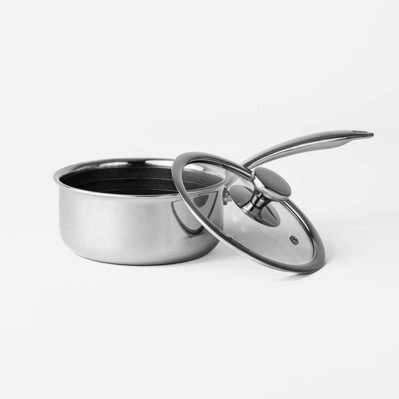Sobczyk - Hybrid Kasserolle med Lokk Ø16 cm | Non-stick & Ripesi